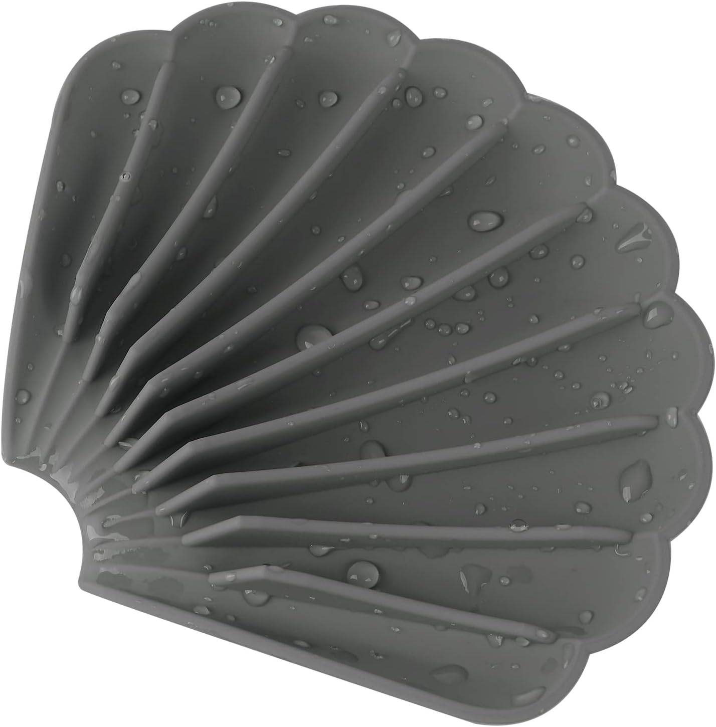 ReignSword 6 Pcs Silicone Soap Dishes with Drain