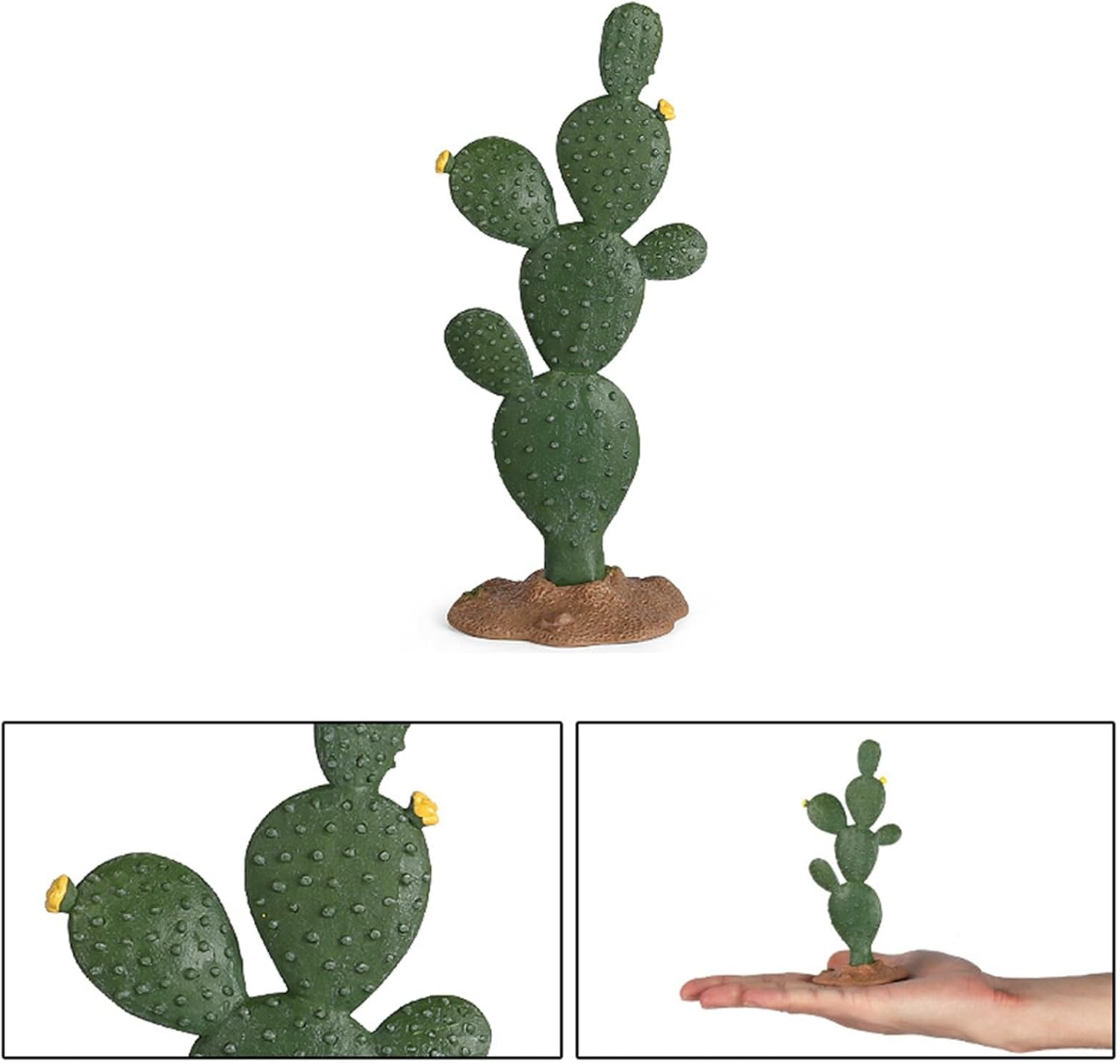 PVC Cactus Statue Home Decor Farmhouse Figurine