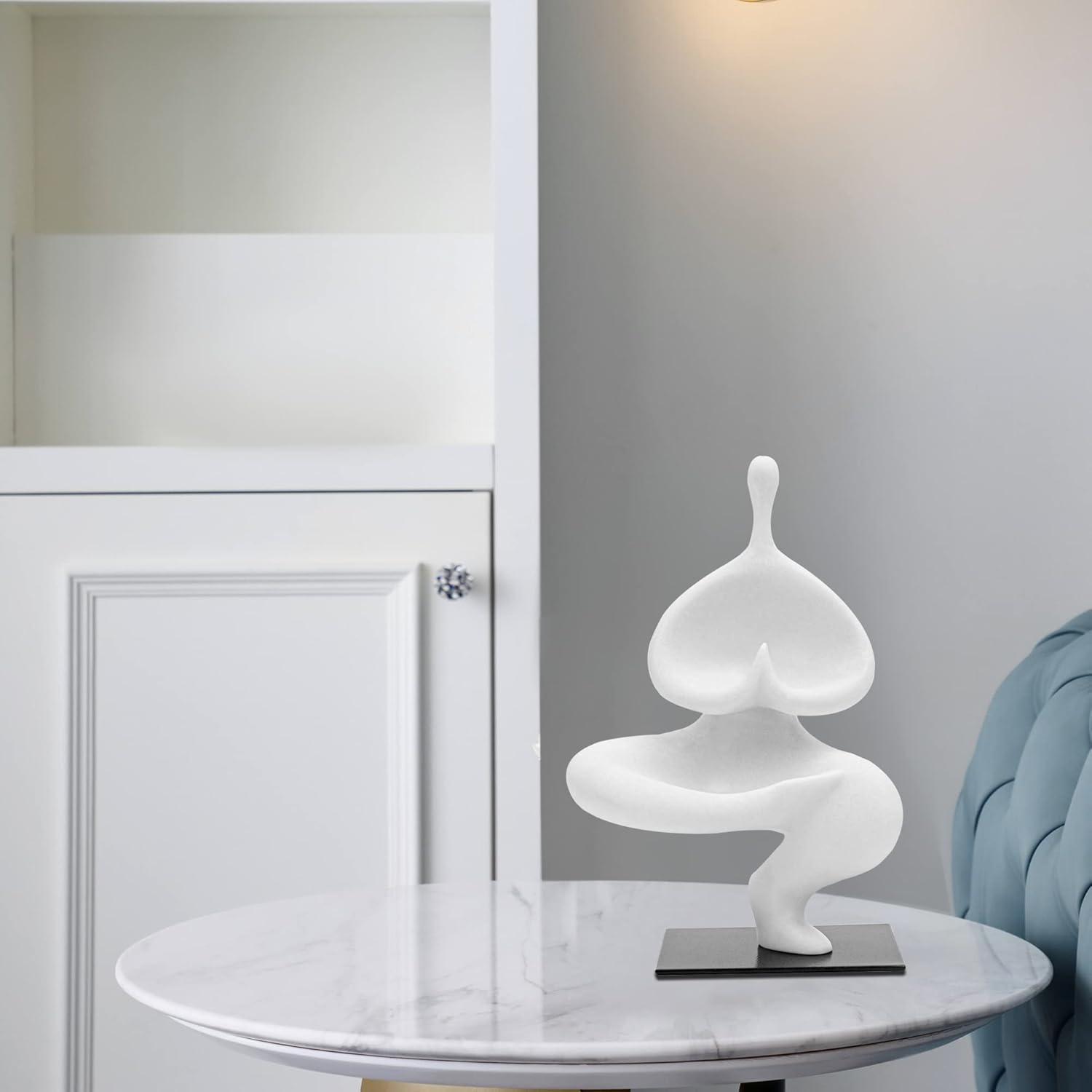 Aurtem Luxury Resin Yoga Sculpture Statue for Home Decor