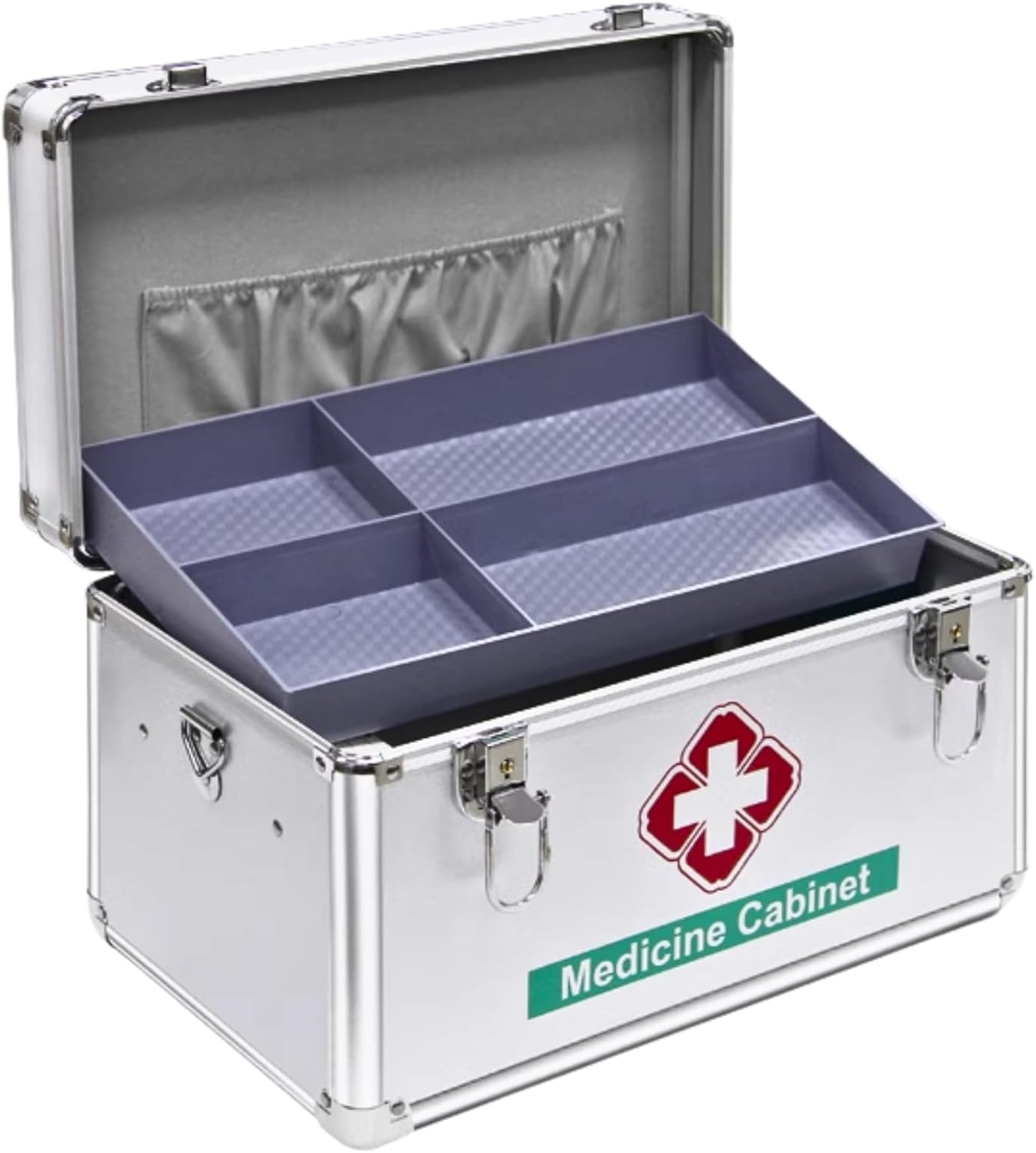 Bangminda Medicine Lock Box with Key Safe Lock