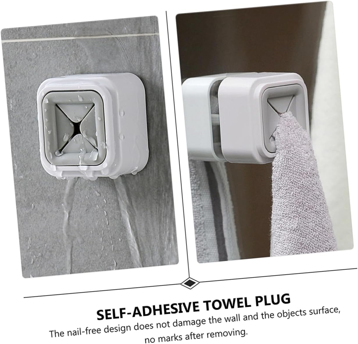 ULTECHNOVO 4Pcs Wall Mount Towel Rack