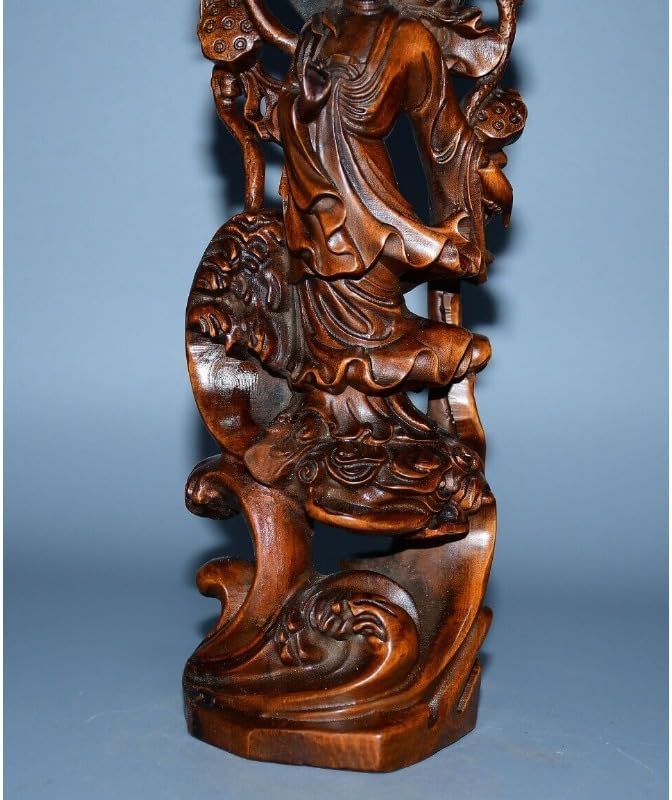 LimpaC Collection Mini Boxwood Kwan-yin Statue