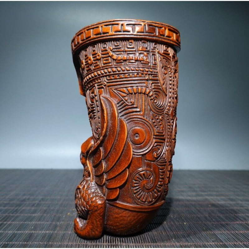 Handcrafted Boxwood Mythical Creatures Statues