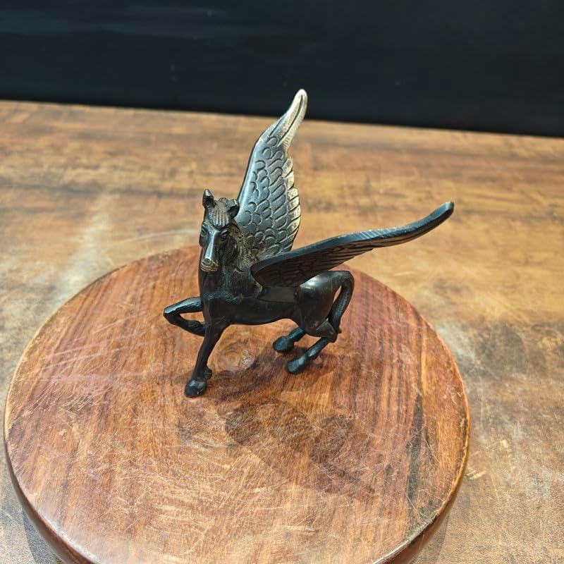 Statuestudio Brass Flying Horse Decor Statue
