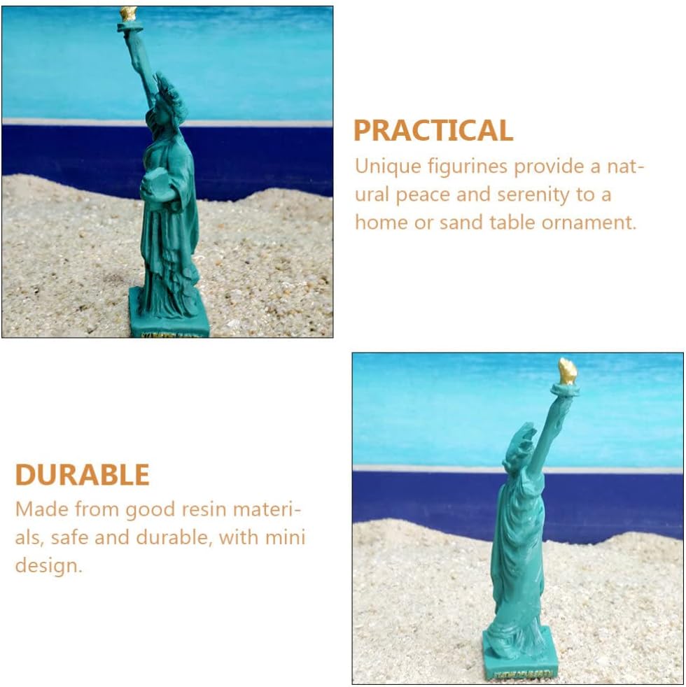 HOMSFOU Resin Statue Sand Table Model for DIY