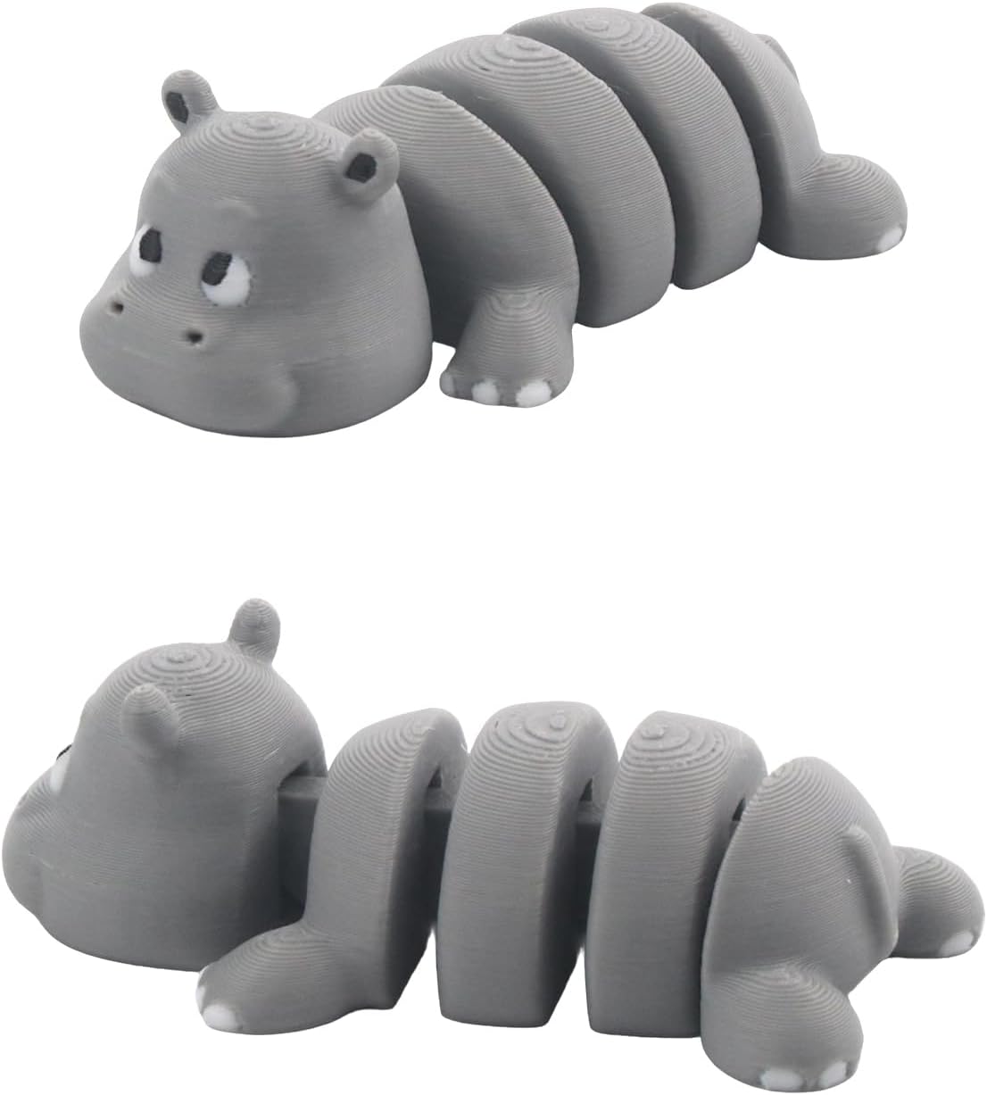EMM-MaMaLike 3D Printed Poseable Hippopotamus Statue