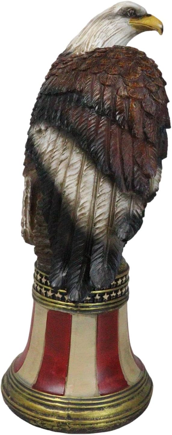 Ebros Independence Day Liberty Bell Eagle Decor Figurine