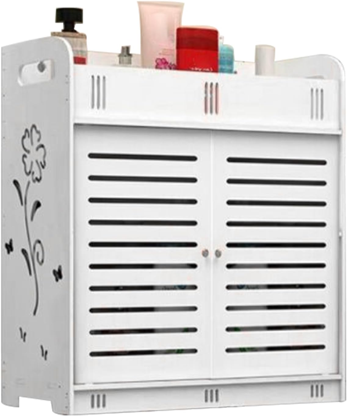 Saterkali Bathroom Shelve Cabinet White 1694 x 1497 x 709