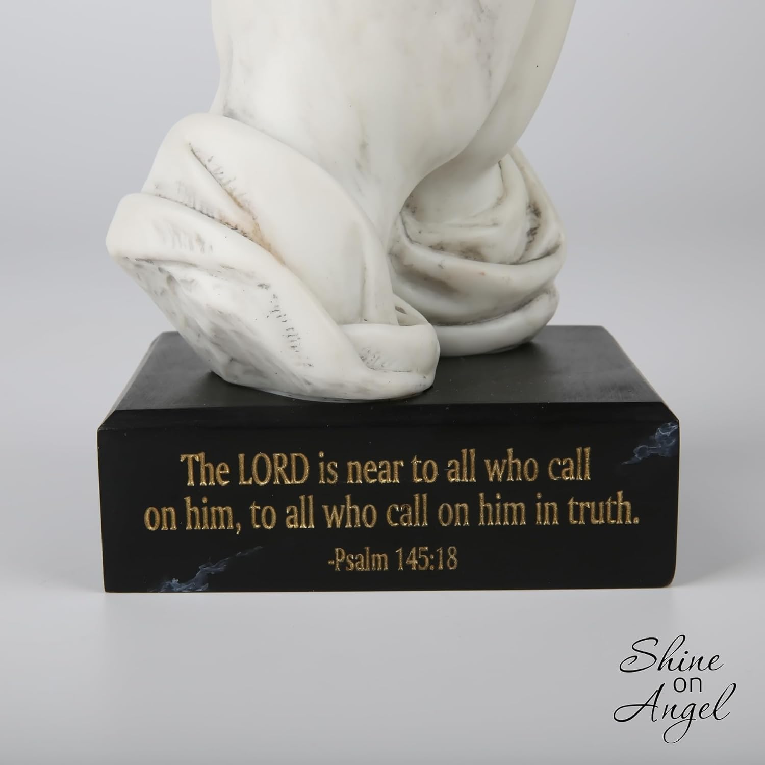 Praying Hands Statue 8inch Marble Finish Religious Sculpture