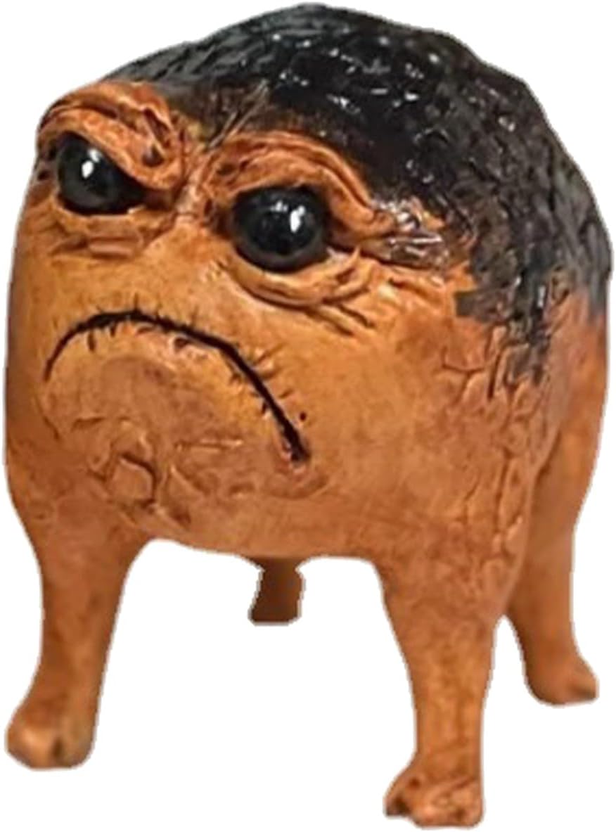 Cute African Frog Statue Home Decor Ornament