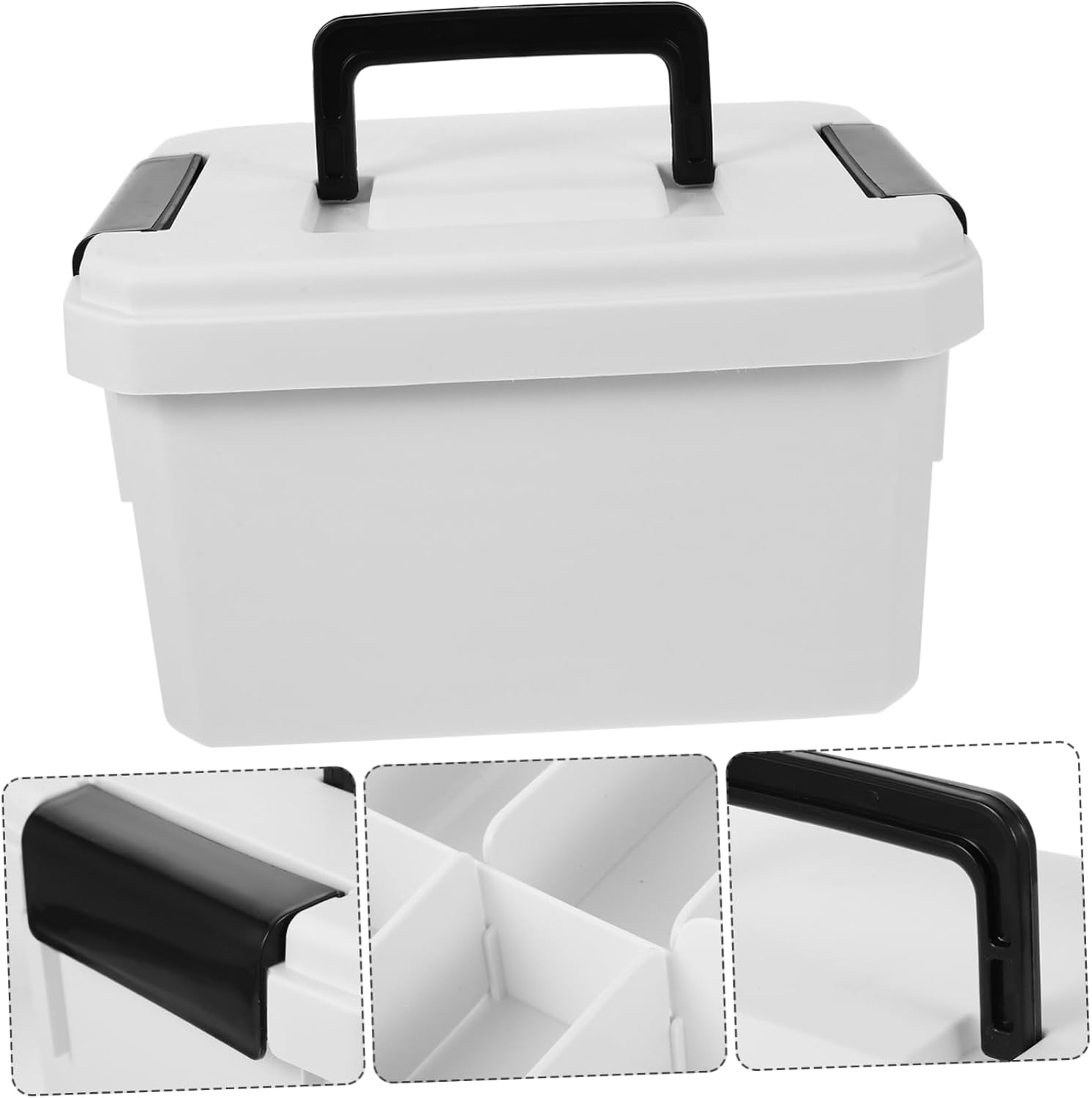 Didiseaon Travel Medical Box Handle Lightweight First Aid Storage Organizer