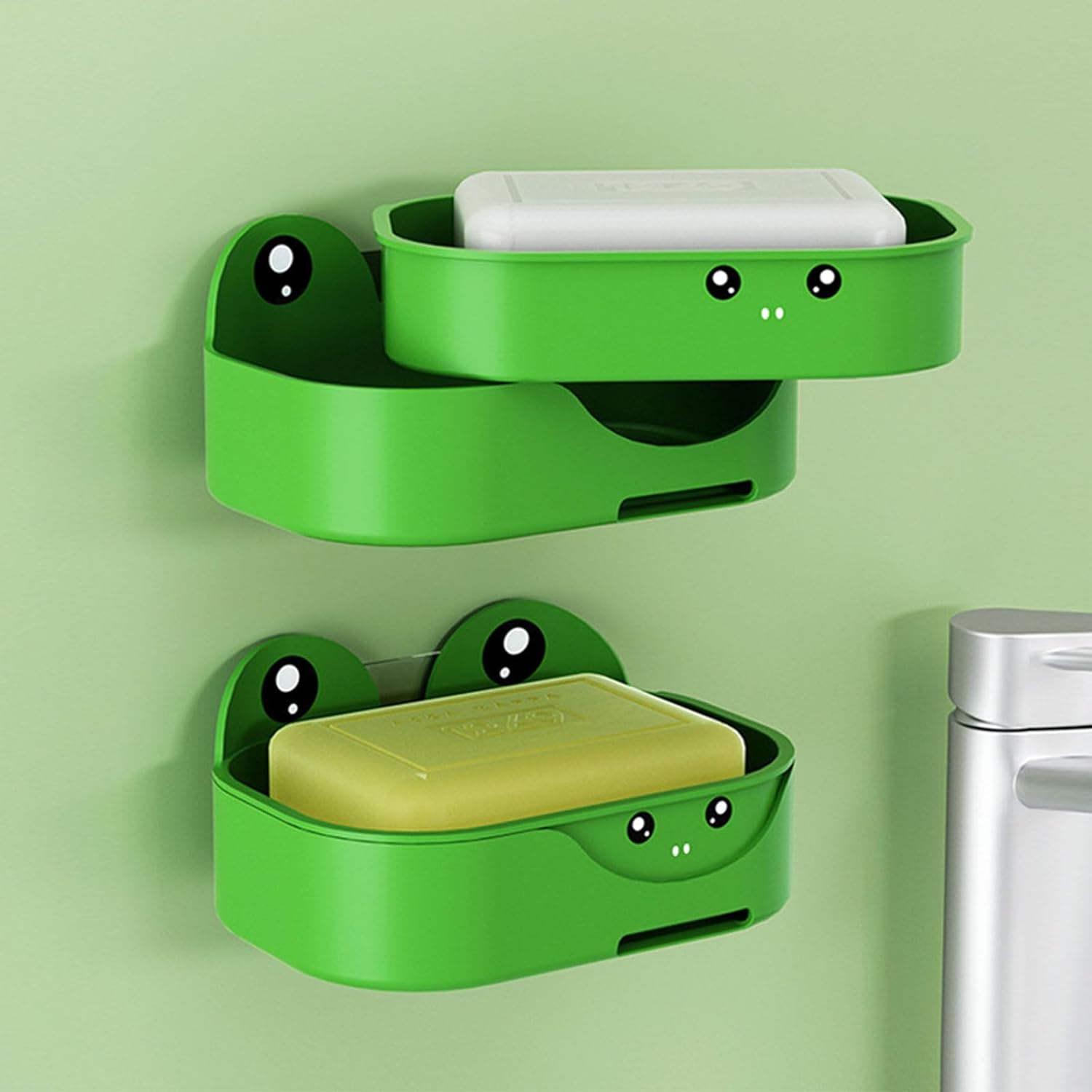 Frogs Themed Soap Holder for Bathrooms and Kitchens