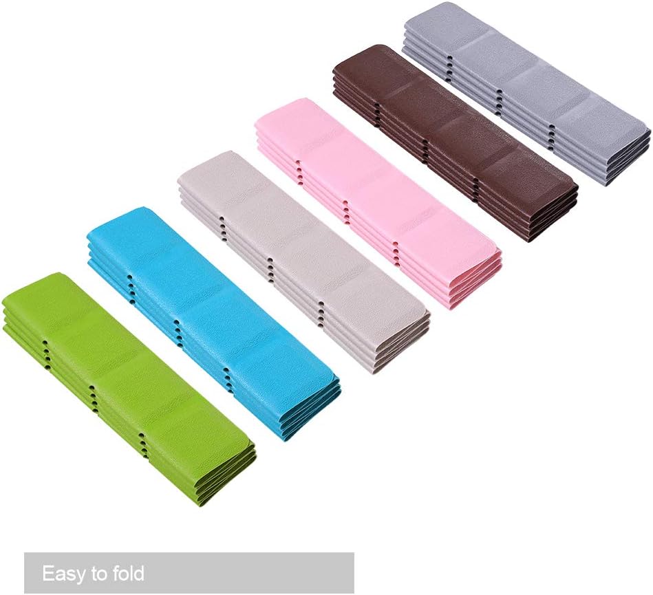 Webos Foldable Non-Slip Bath Mat - Green 28x14 Inches