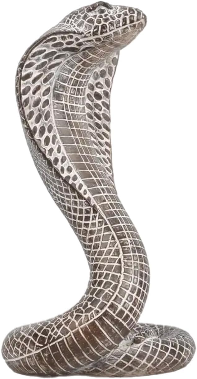 Cobra Statue Sculpture Resin 708 Inches Home Decor 1