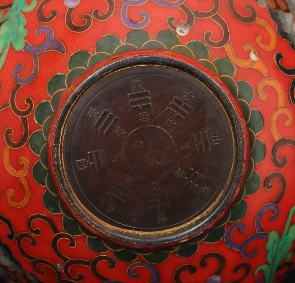 Feng Shui Gourd Brass Wu Lou Statue Office Desk Decor