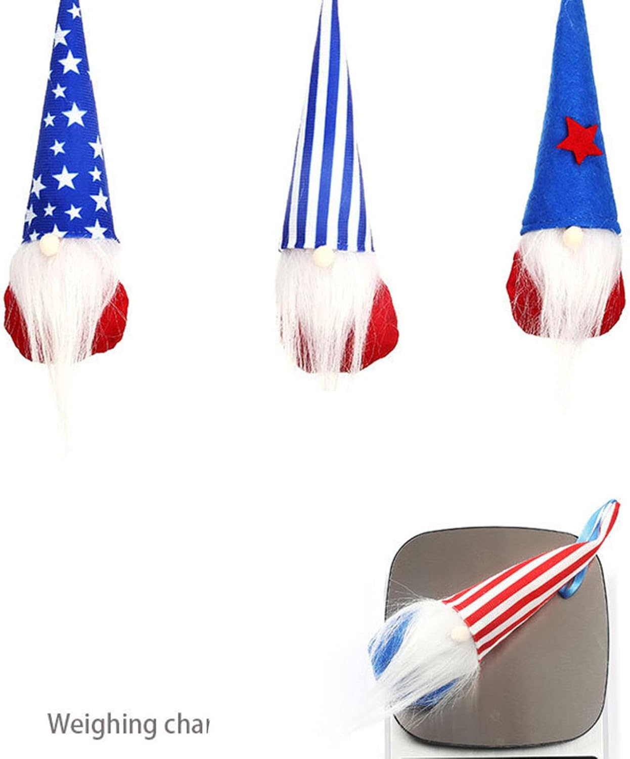Fourth of July Gnome Decorations for Tree and Garden