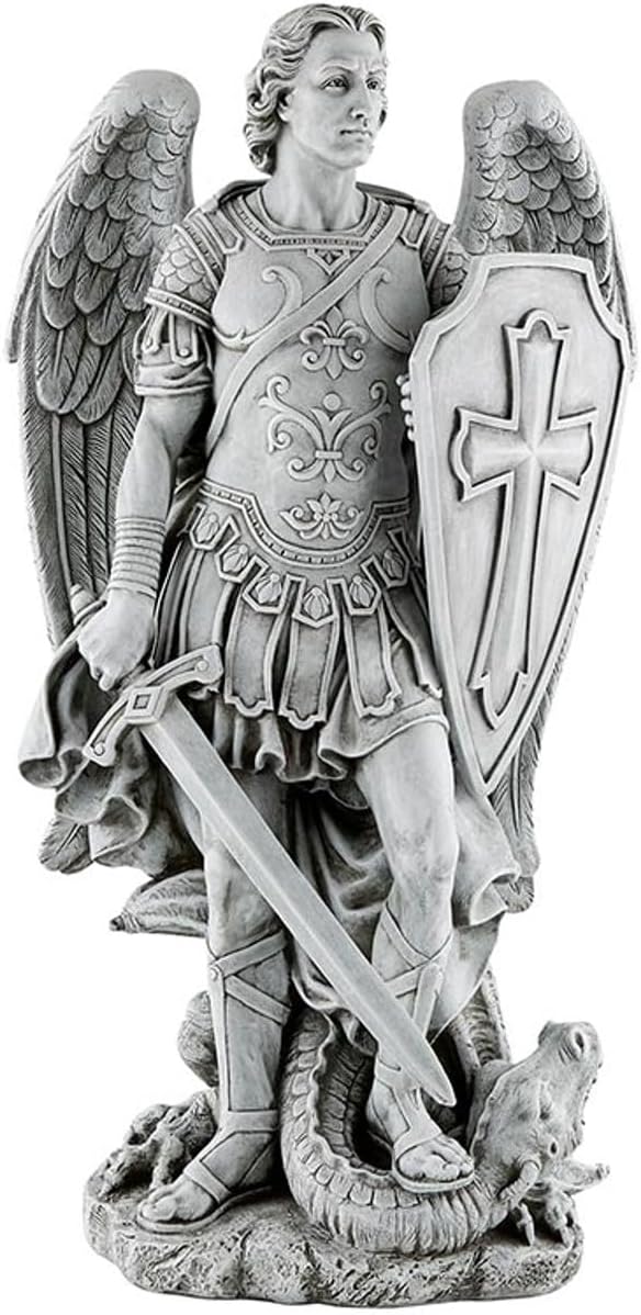 Avalon Gallery Archangel Saint Michael Garden Statue 48 Tall