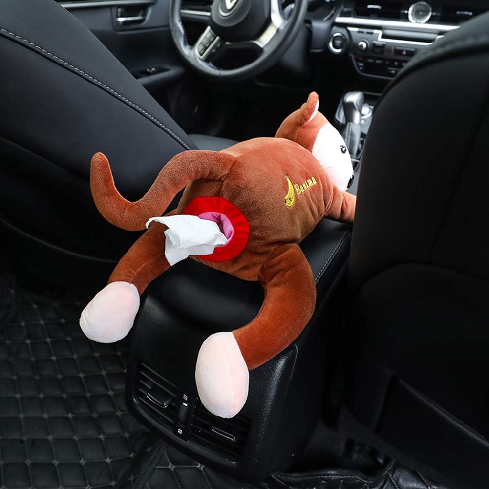 DAMEING Creative Monkey Tissue Box Holder