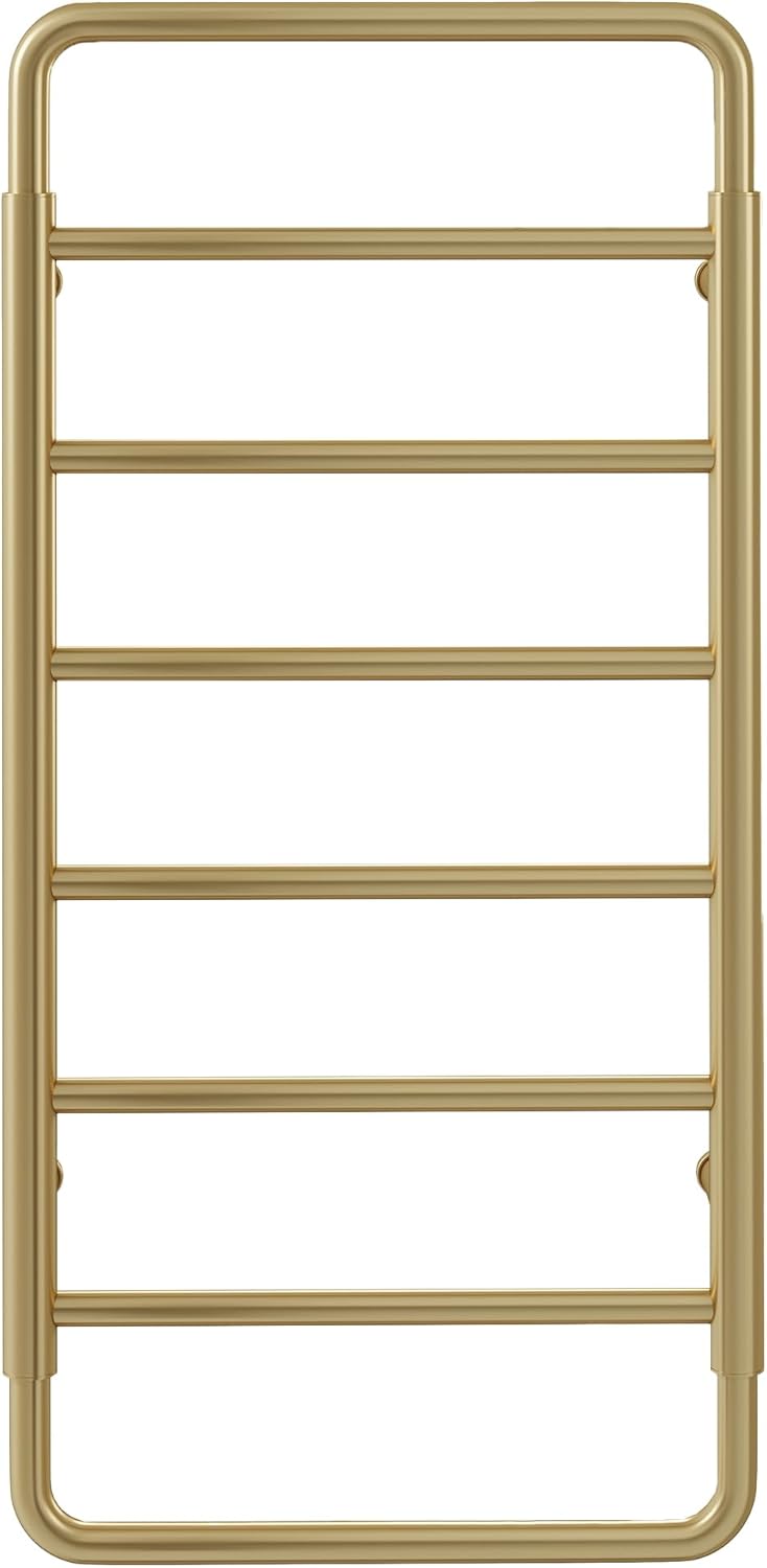 Swiss Madison Ivy 8-Bar Electric Towel Warmer Brushed Gold