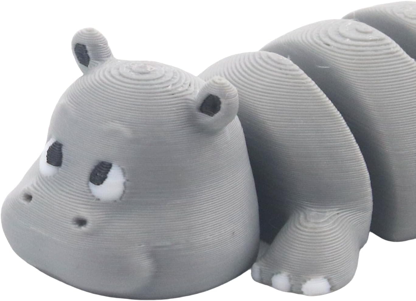 EMM-MaMaLike 3D Printed Poseable Hippopotamus Statue