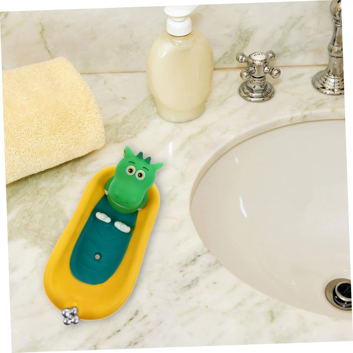Unomor Dinosaur Soap Dish with Drain Hole