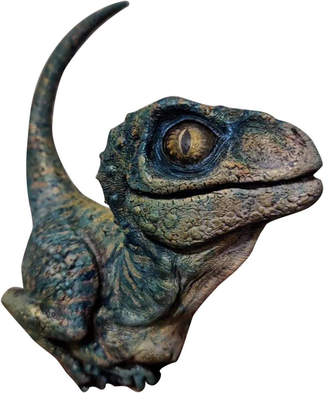 Nudsfuii Desk Statue - Resin Dinosaur Decor Sculpture