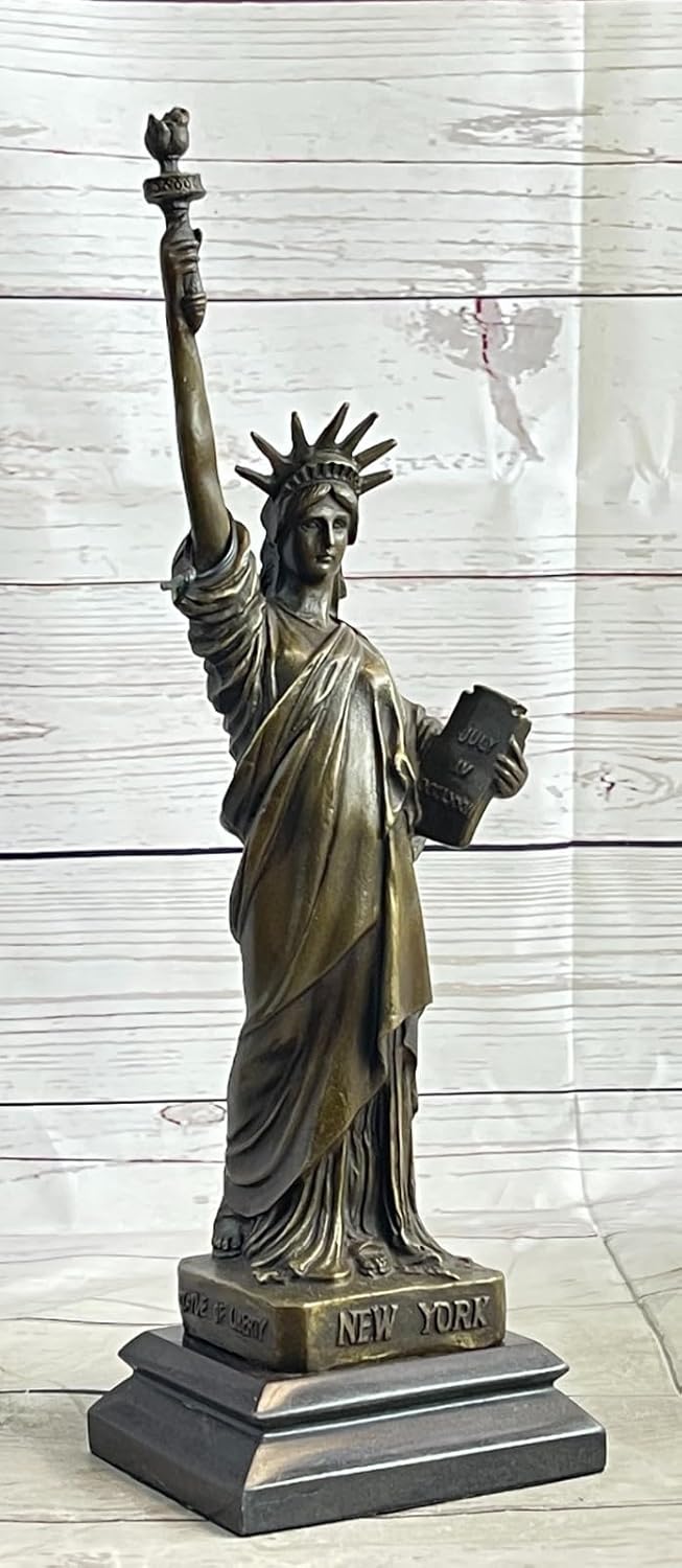 Fisher New York Statue of Liberty Bronze Sculpture