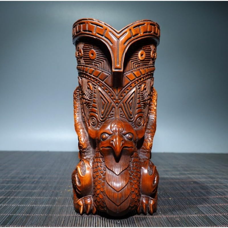 Handcrafted Boxwood Mythical Creatures Statues