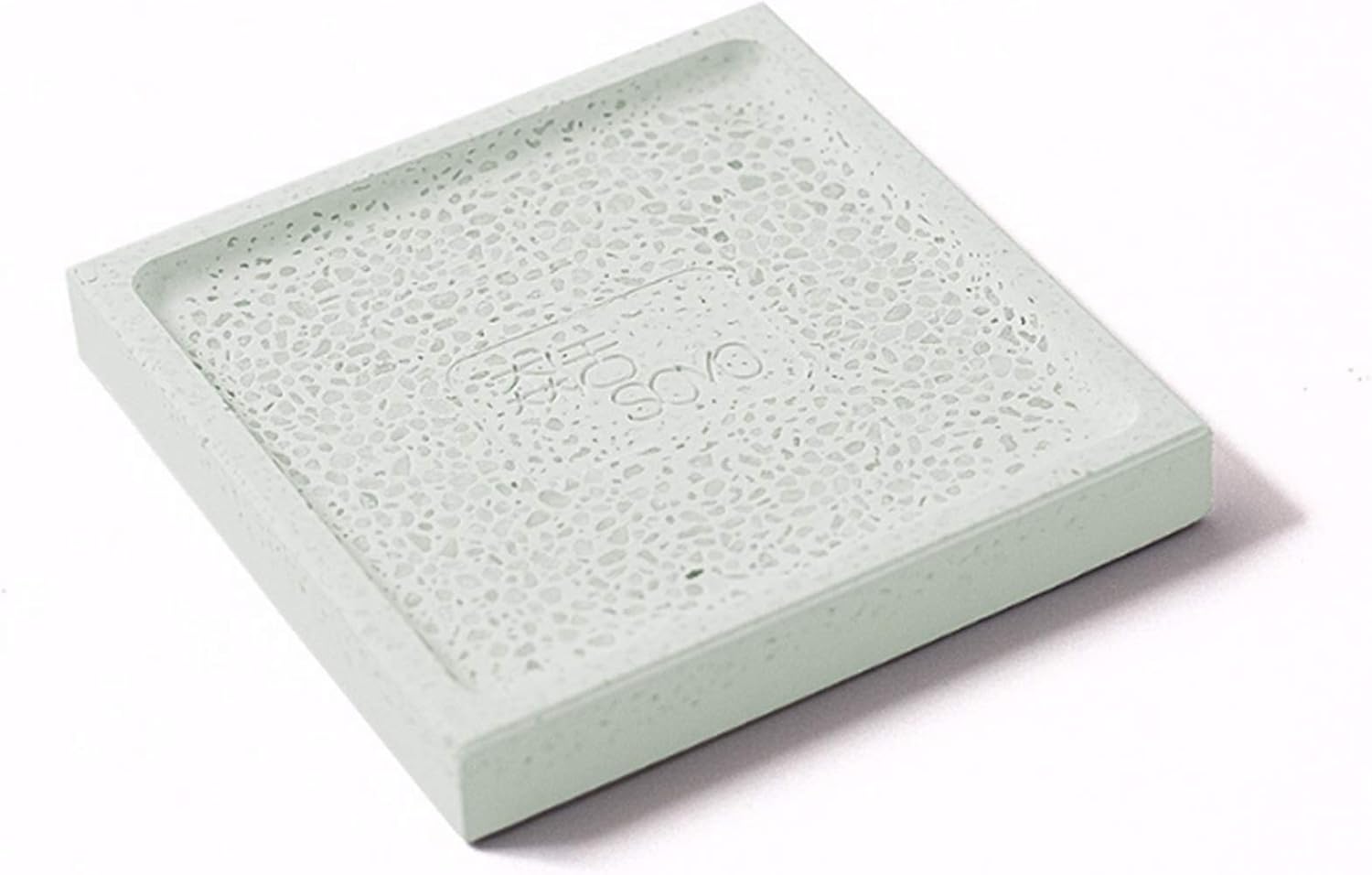 JUNMIN Diatomite Soap Dish - Green Square
