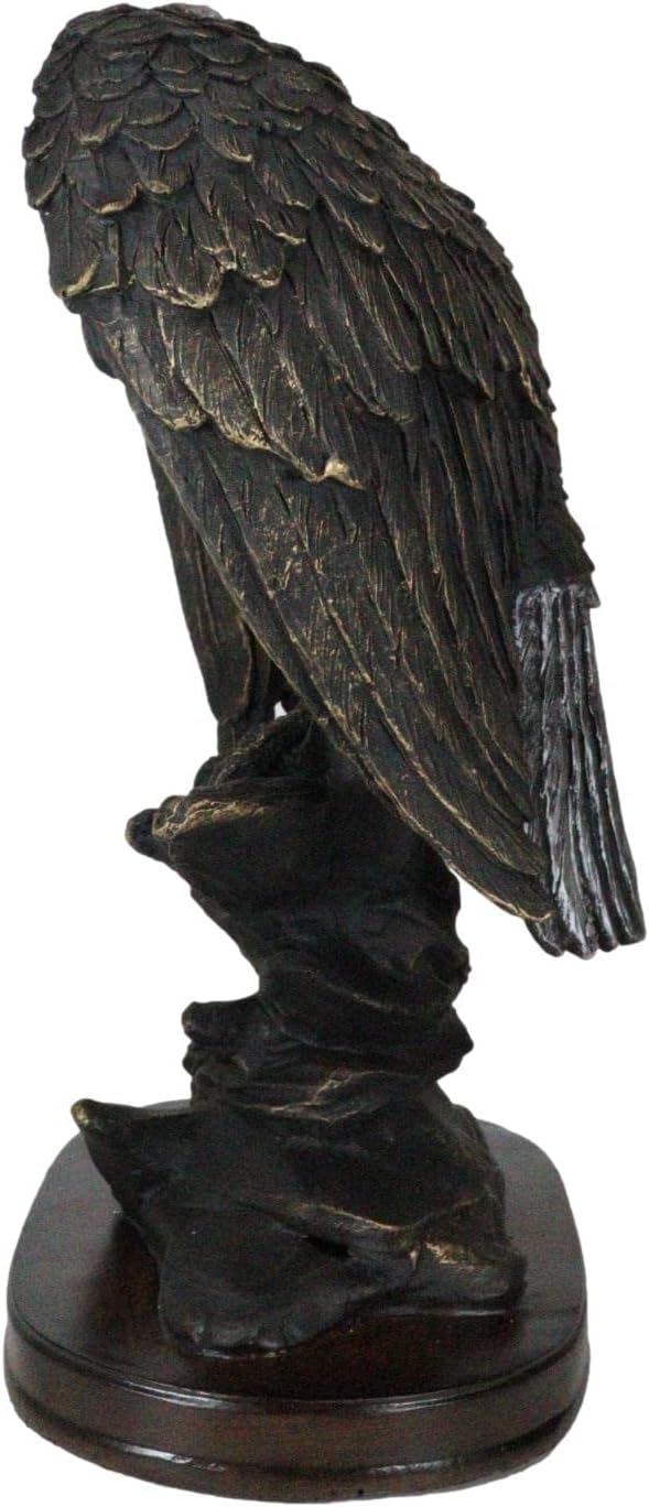 Ebros Gift 1025 Tall Patriotic Bald Eagle Figurine