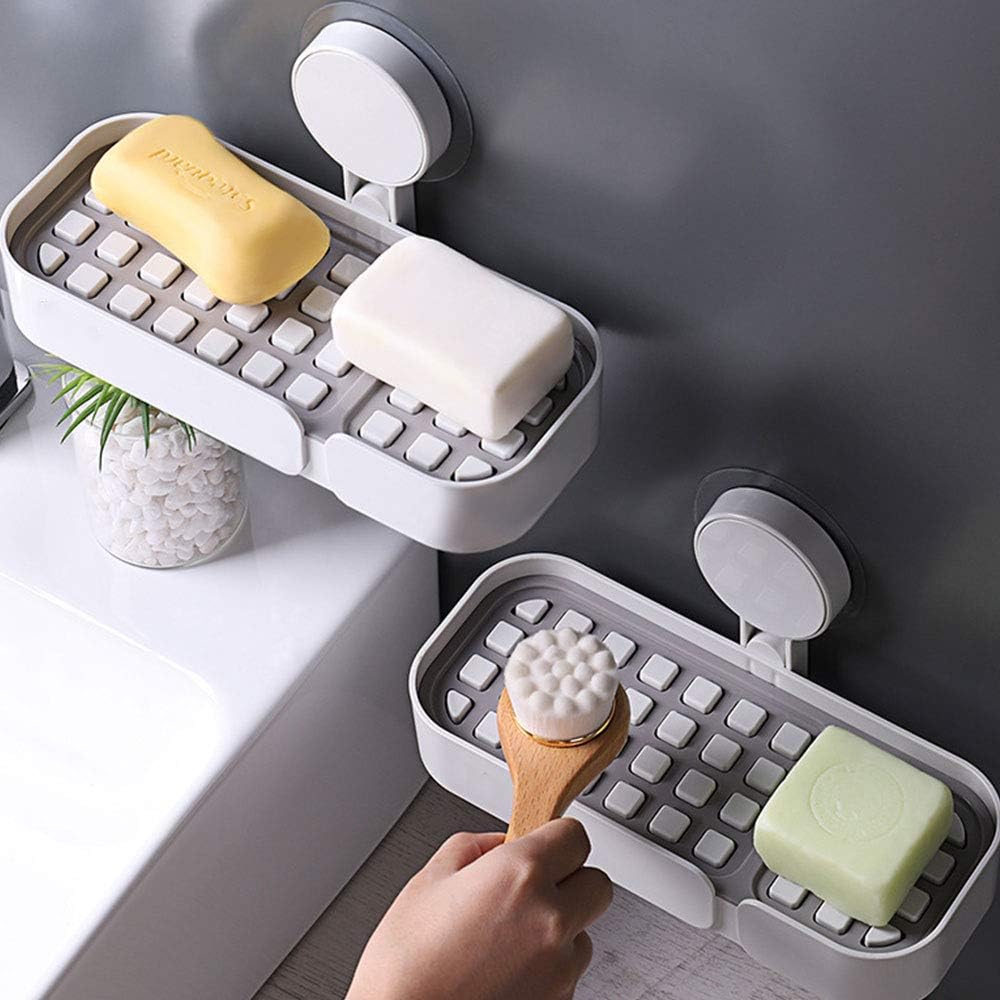BE-TOOL Suction Soap Dish Holder Universal Kitchen Sink Bathroom Accessory