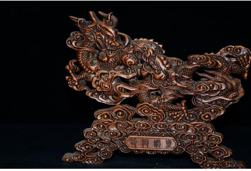 LimpaC Collection Boxwood Dragon Sculpture