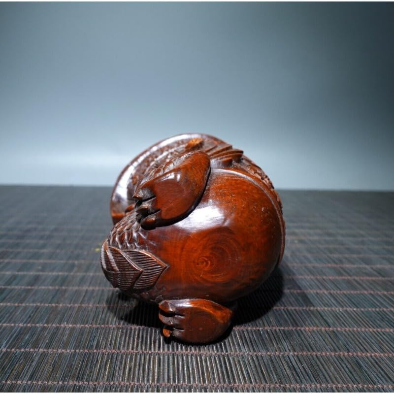 Handcrafted Boxwood Mythical Creatures Statues
