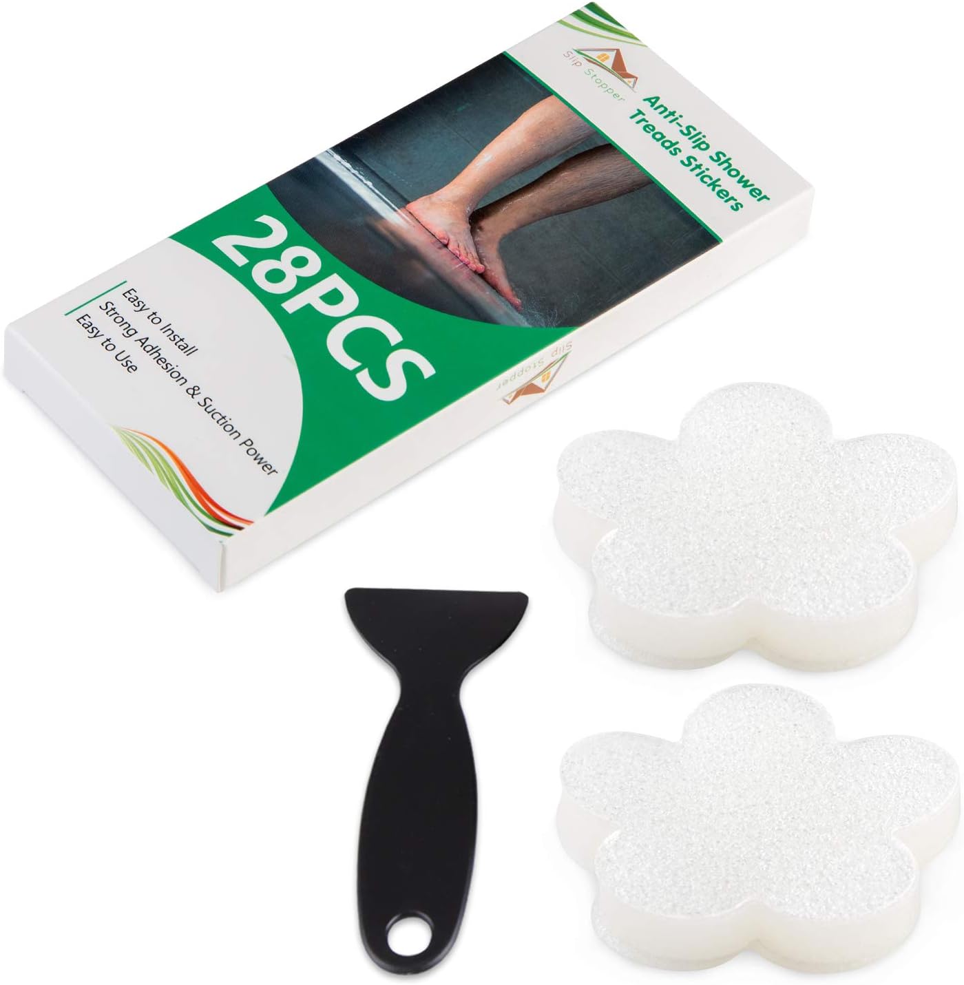 SlipStopper Non-Slip Bathtub Stickers 28PCS