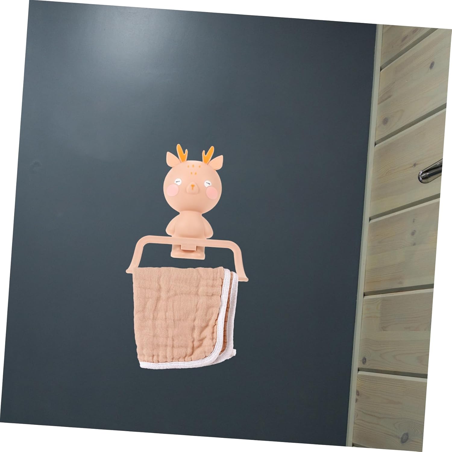 Labrimp Cartoon Elk Wall Towel Rack