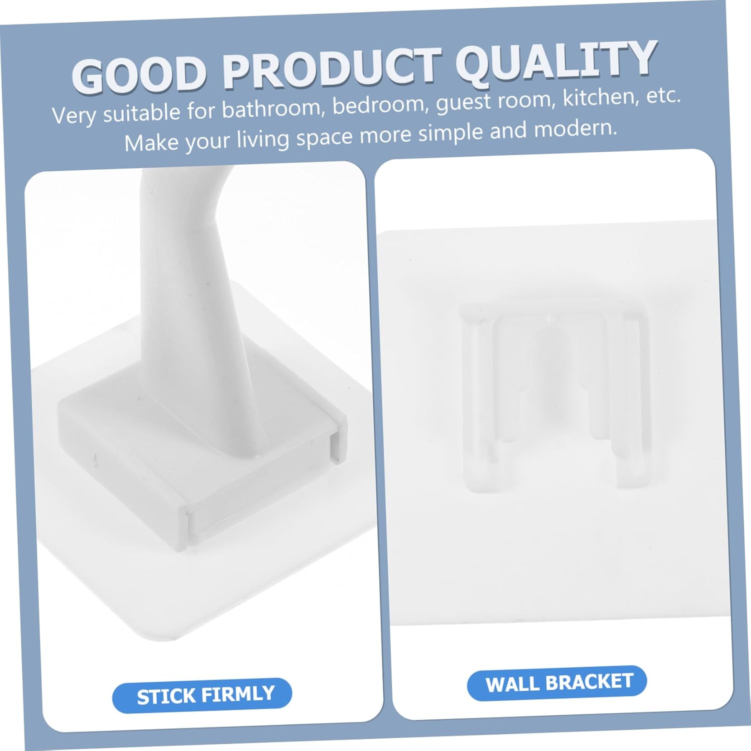 ASAKKURA 2Pcs Adhesive Towel Rack for Bathroom