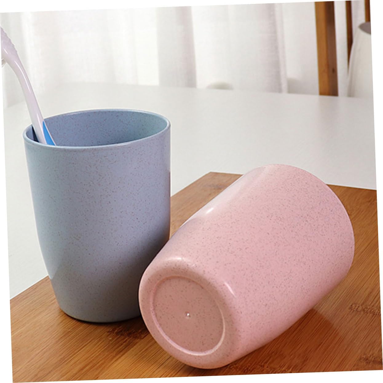 SHOWERORO Bathroom Storage Cup Brushing Cup Set