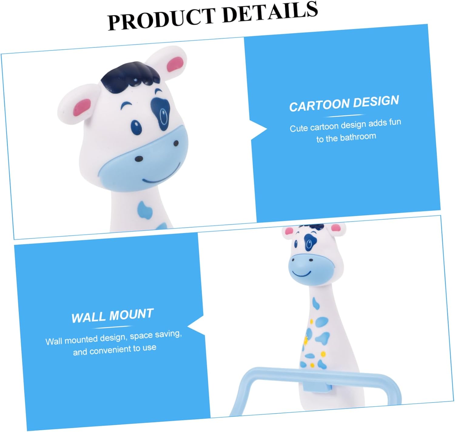 ARTIBETTER Cartoon Towel Holder for Bathroom and Kitchen
