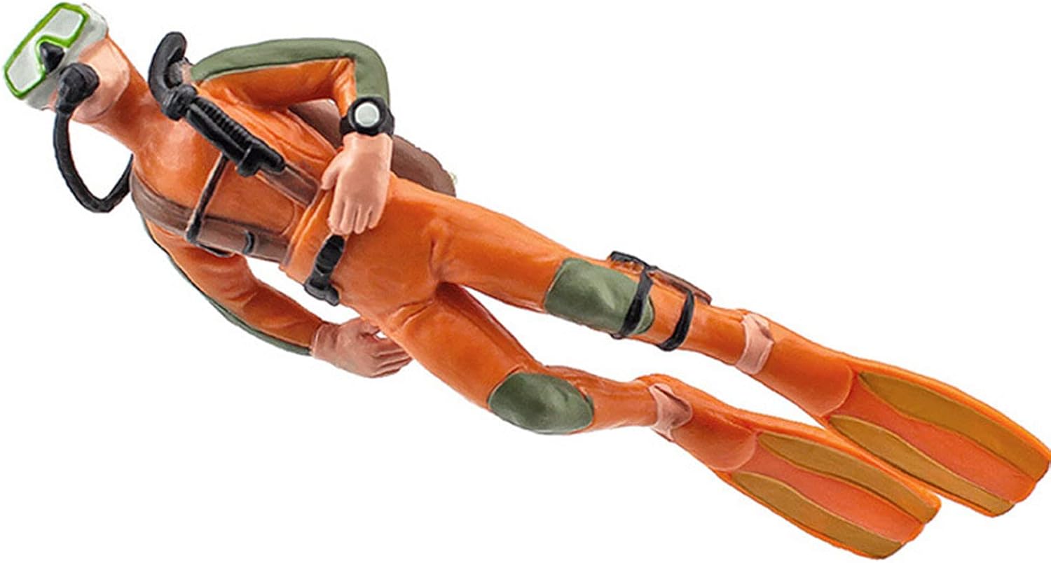 Nudsfuii Mini Diver Statue Home Decor