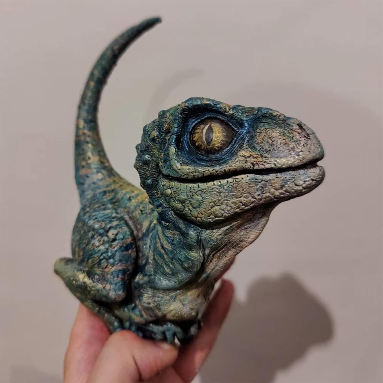 Nudsfuii Desk Statue - Resin Dinosaur Decor Sculpture