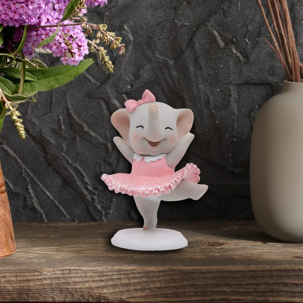 Comfy Hour Wildlife Collection Cute Dancing Elephant Figurine