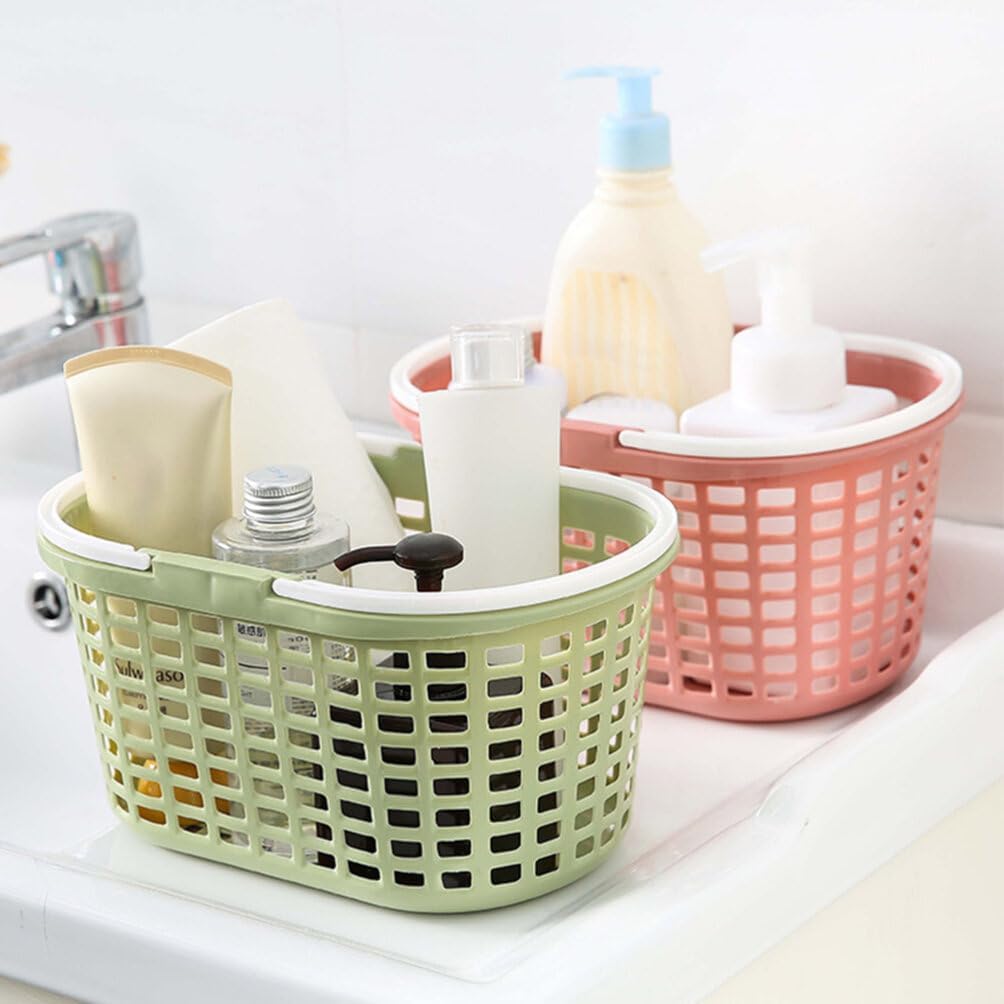 Cabilock Multipurpose Storage Baskets with Handles for Bathroom and Kitchen Use