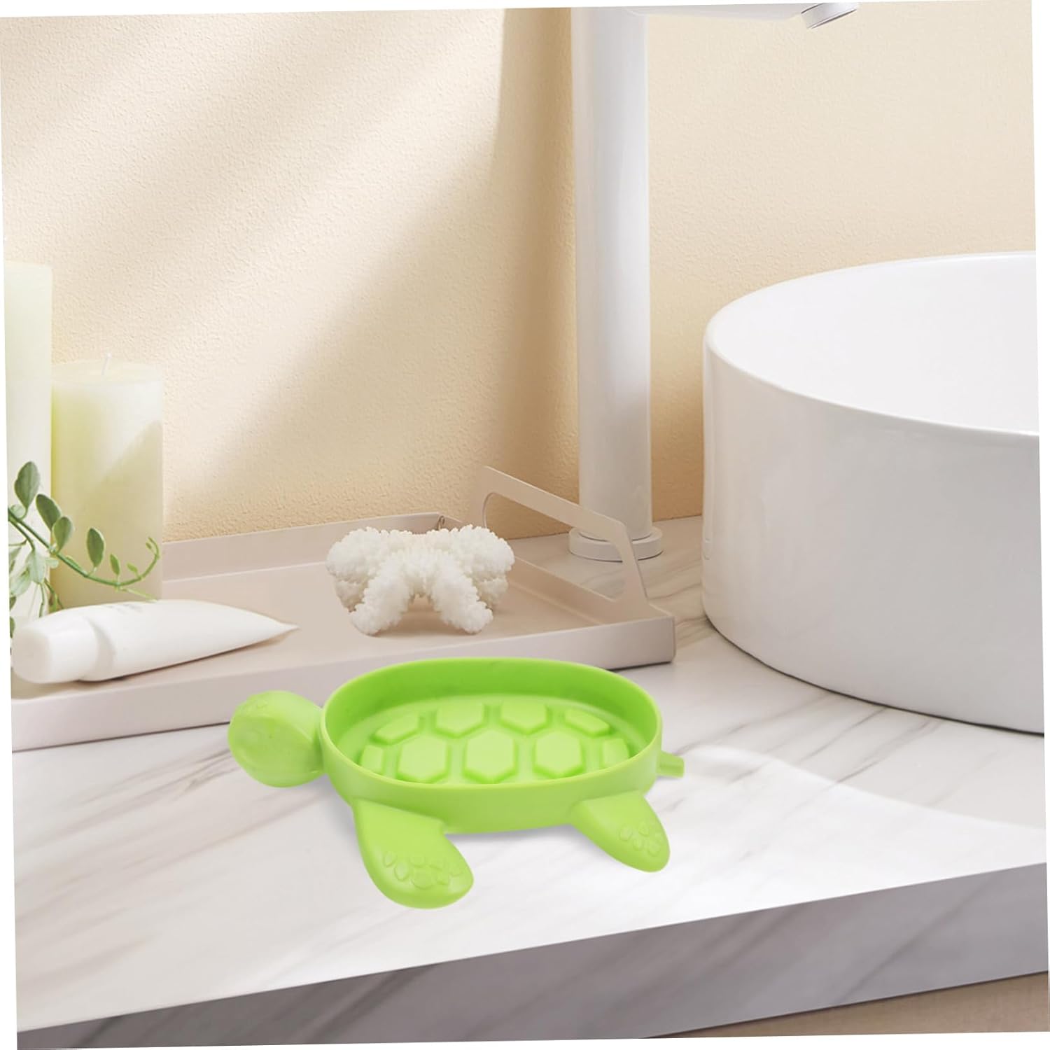 Alipis Cute Turtle Soap Dish with Drainage