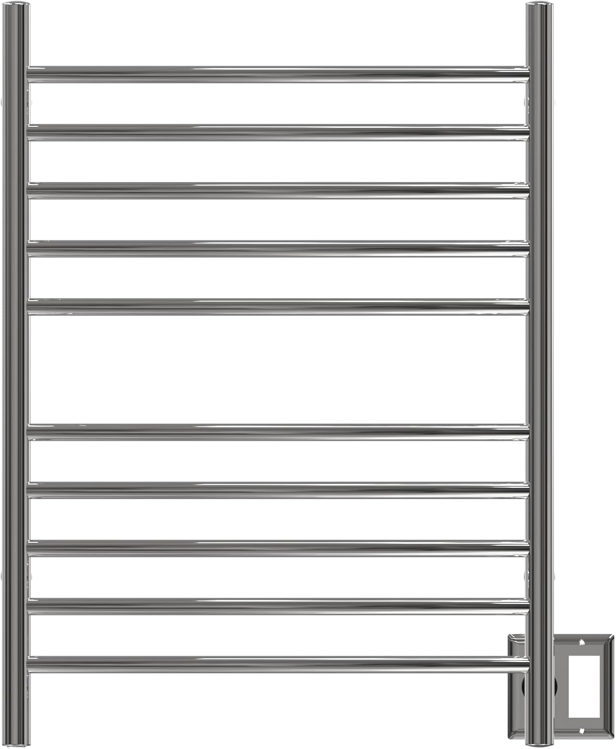 Amba RWH-CP Curved 10 Bar Towel Warmer with Hardwire and Plug Options