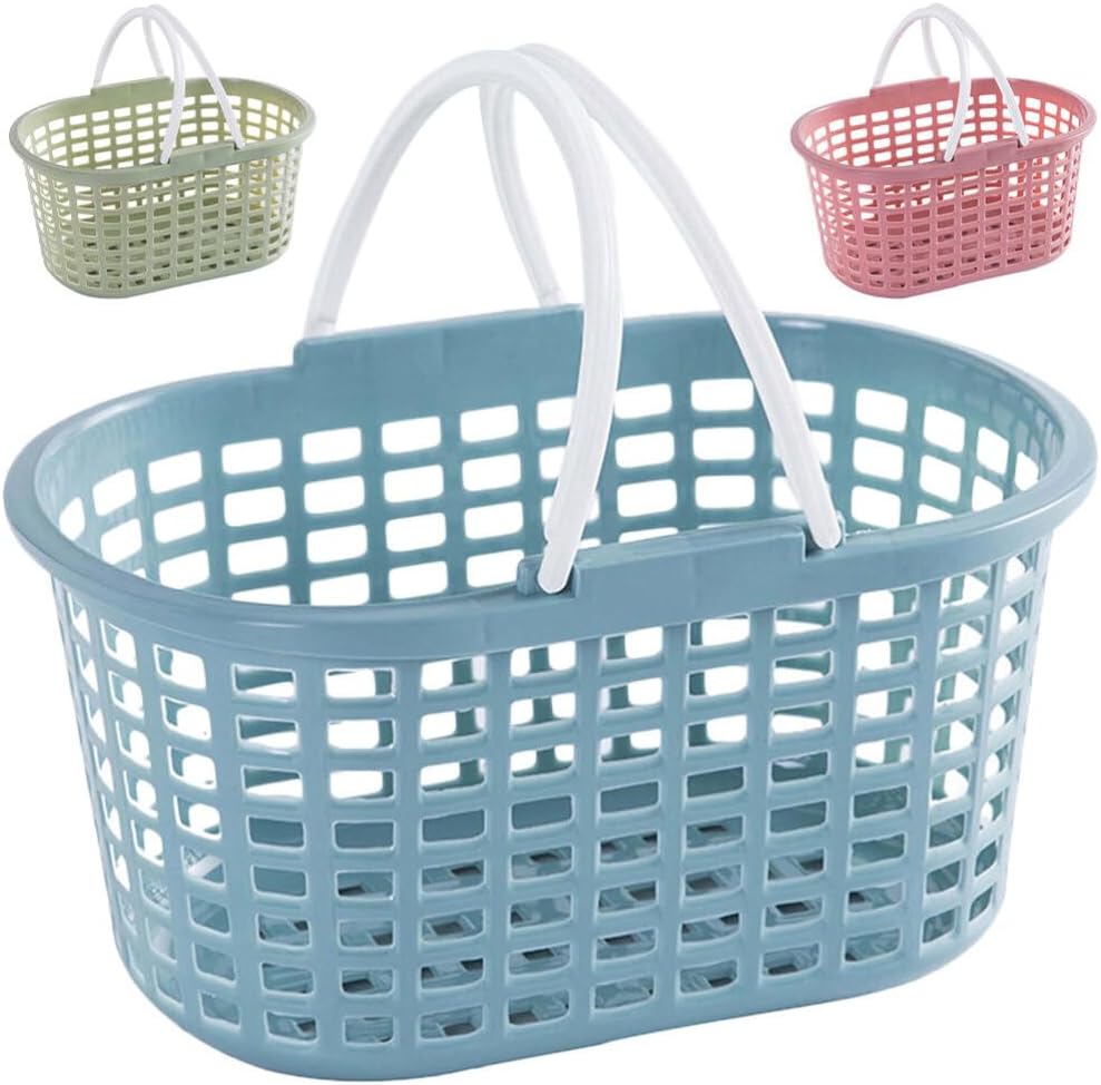 Cabilock Multipurpose Storage Baskets with Handles for Bathroom and Kitchen Use