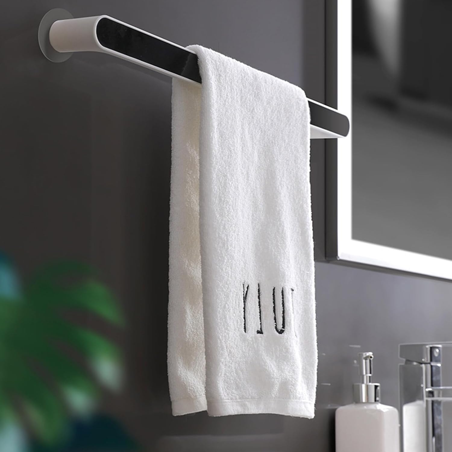 JOKOTI Adhesive Towel Rack for Bathroom Kitchen Bedroom