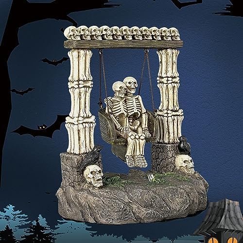 JORAE Swinging Skeleton Couple LED Decor