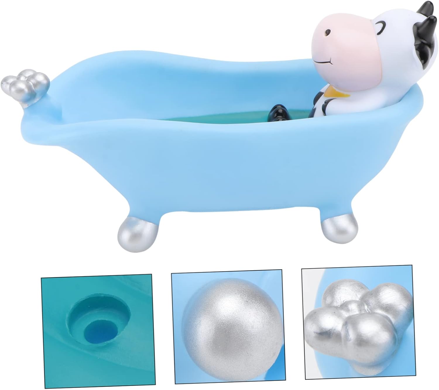 UTHCLO Cartoon Animal Bathtub Soap Holder Drainer Tray