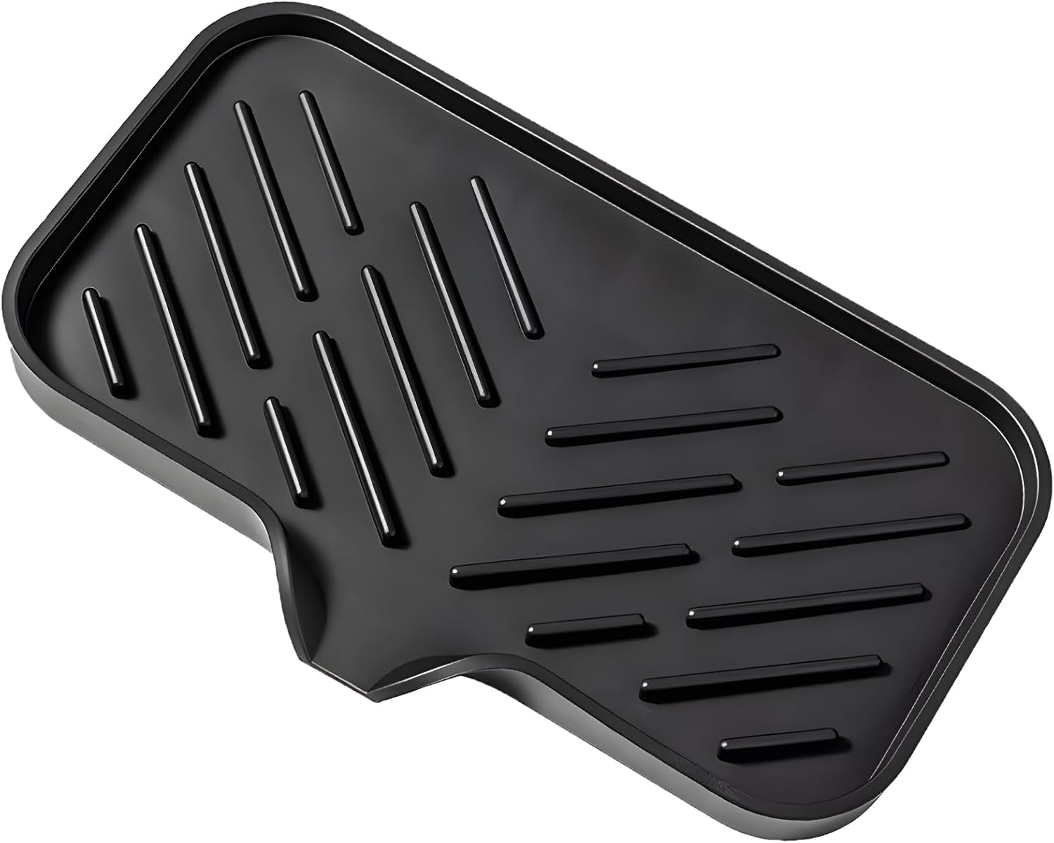 NIXNEHC Silicone Soap Dish with Drain and Non-Slip Grid