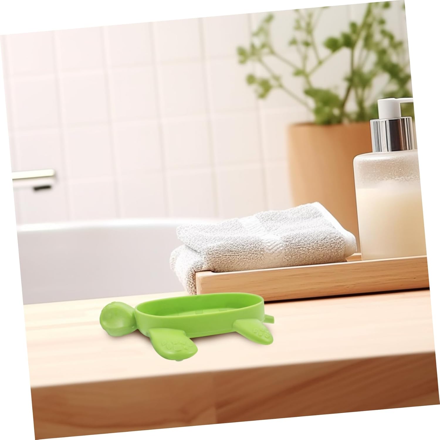 Cute Turtle Soap Dish Holder for Bathroom 1